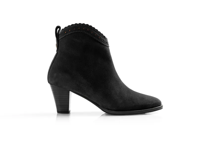 Fairfax and Favor Regina Ankle Boot - Black-3